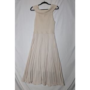 Skies Are Blue Cream Mini Dress